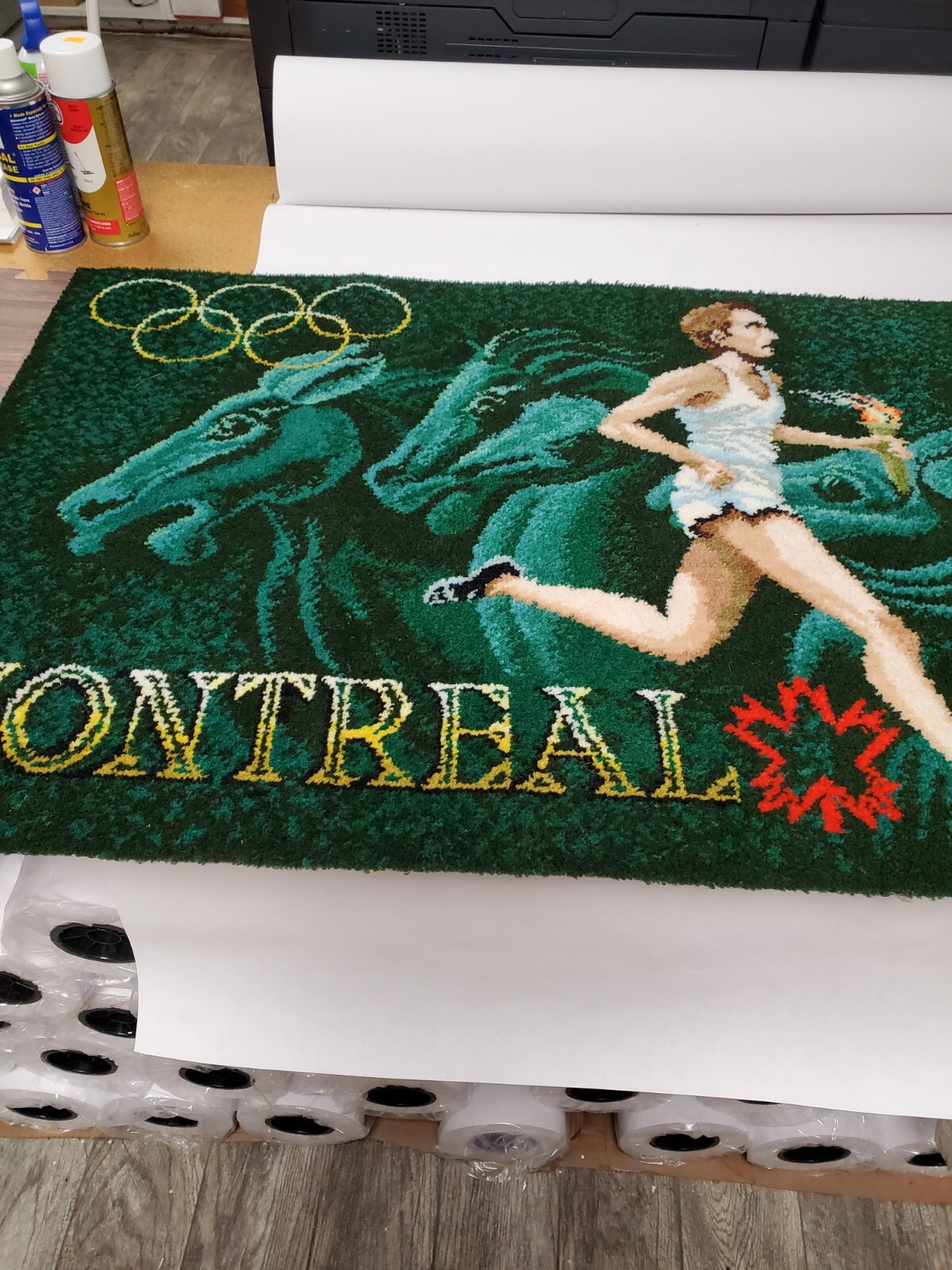 wall hanging picture rug