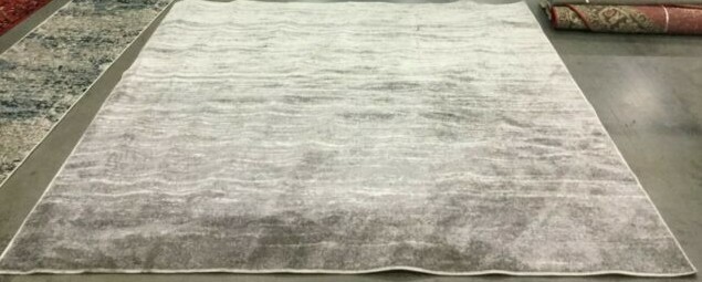 IVORY / SILVER 8′ X 8′ Square Stained Rug, Reduced Price 1172645085 ADR113B-8SQ