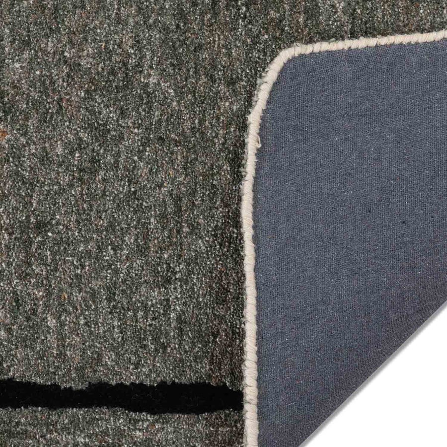 Hand Tufted Woollen Rug Color Multicolor Handmade Area Design Carpet Rug