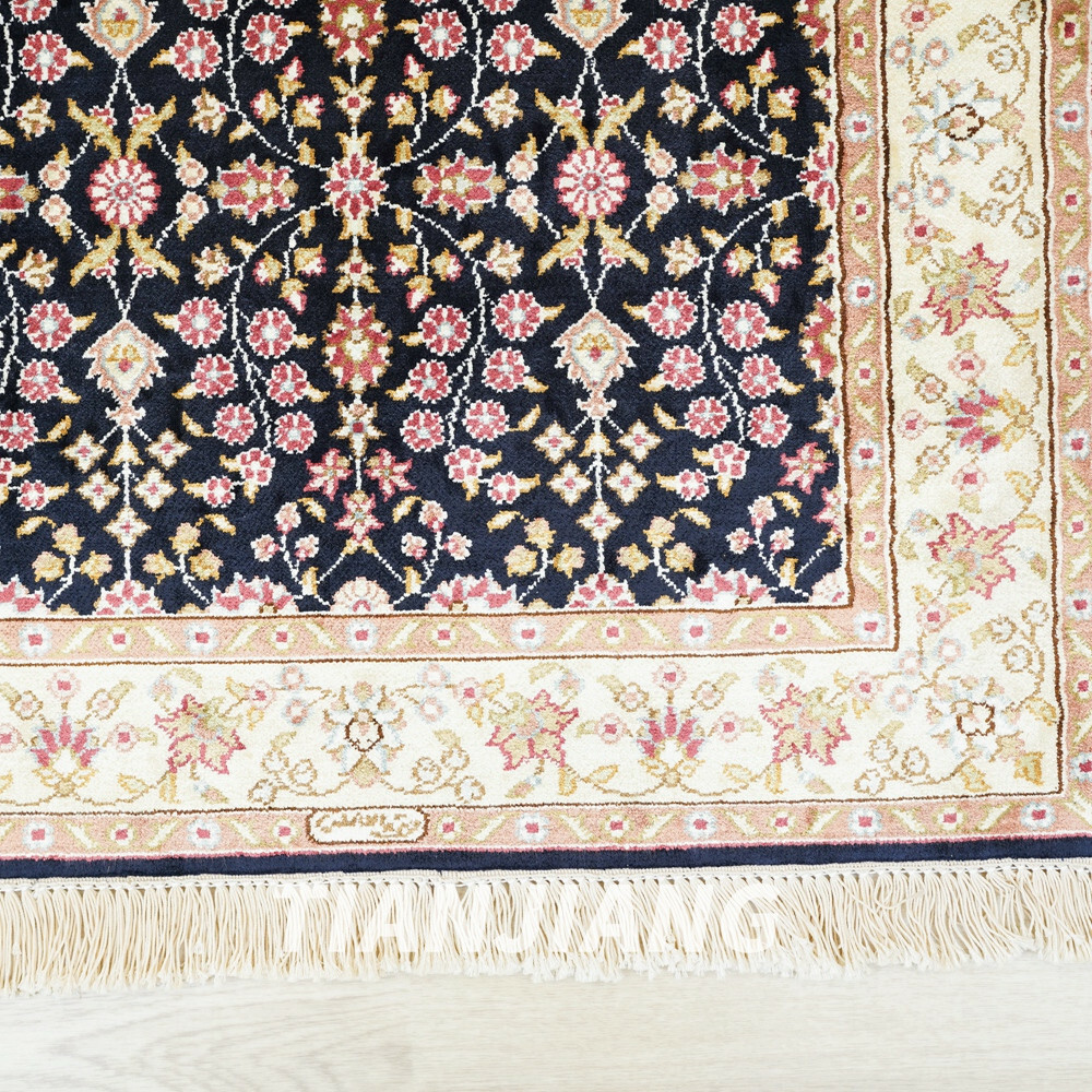 2’x3′ Handwoven Silk Carpet All-Over Antistatic Tapestry Home Area Rug H118B