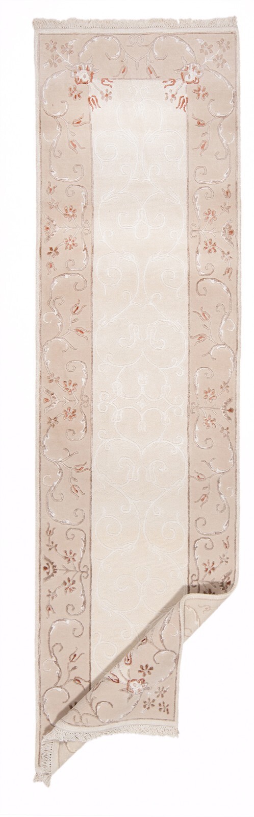 Modern Handwoven Oriental Rug 119 5/16×33 1/8in-Läufer,Oriental,Carpet,Rug,Beige
