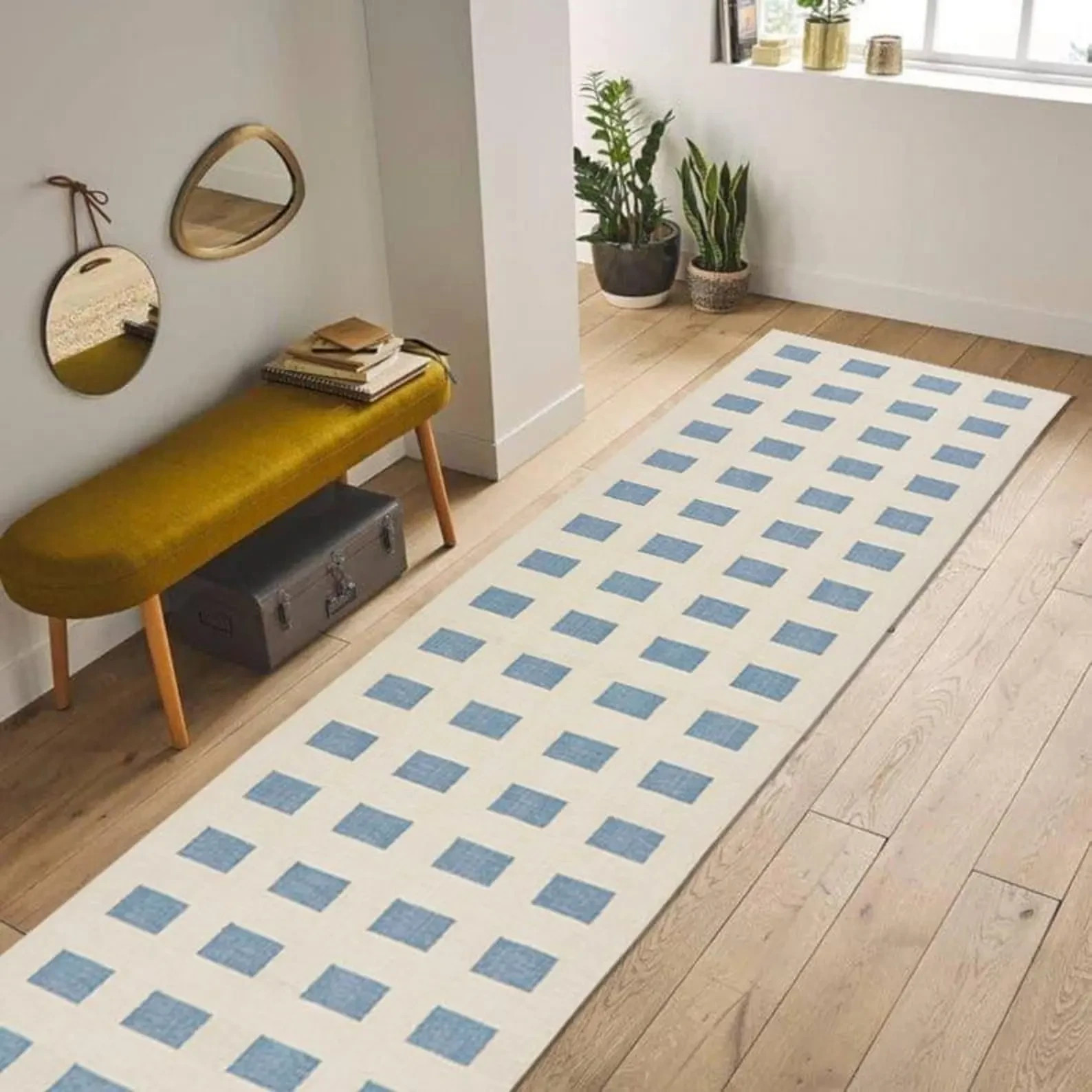 Handwoven Runner Wool Jute Rug Color As Photos Handmade Design Carpet Rug