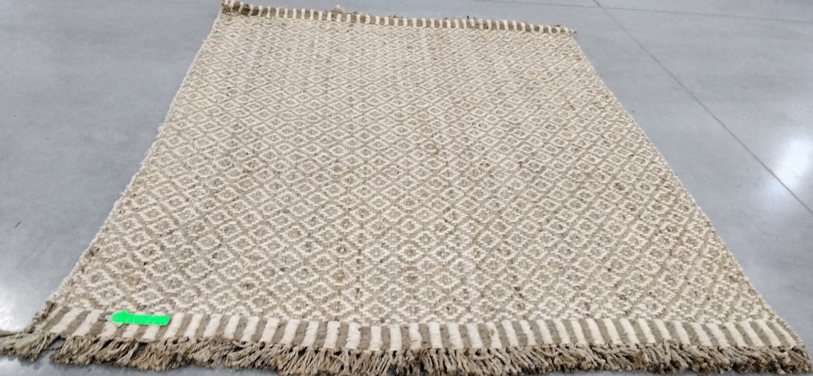 NATURAL / IVORY 8′ X 10′ Broken Thread Rug, Reduced Price 1172745992 NF182A-8