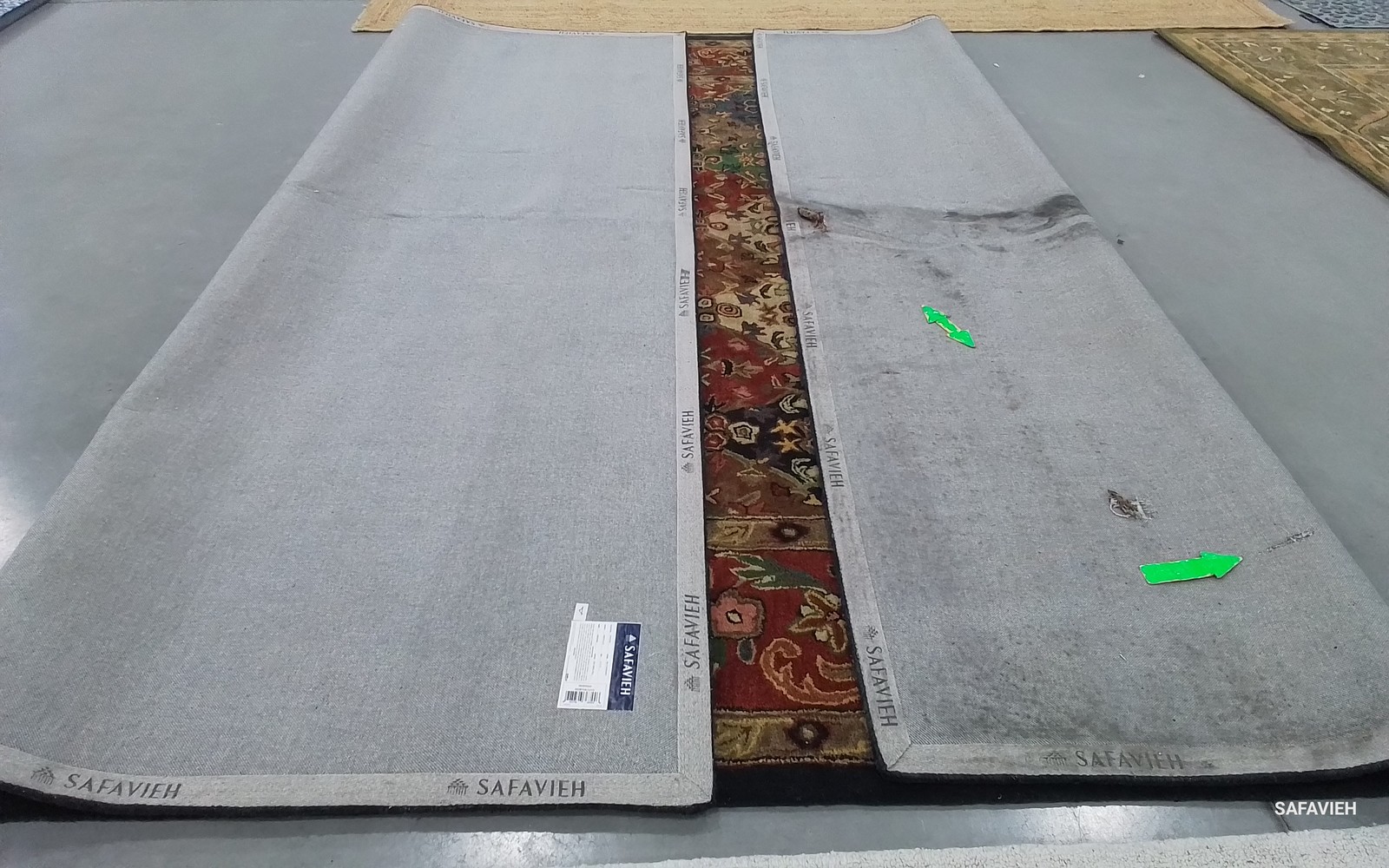 MULTI BURGUNDY 12′-0″ x 15′-0″ Damaged Rug Reduced Price 1172793910 HG911A-1215