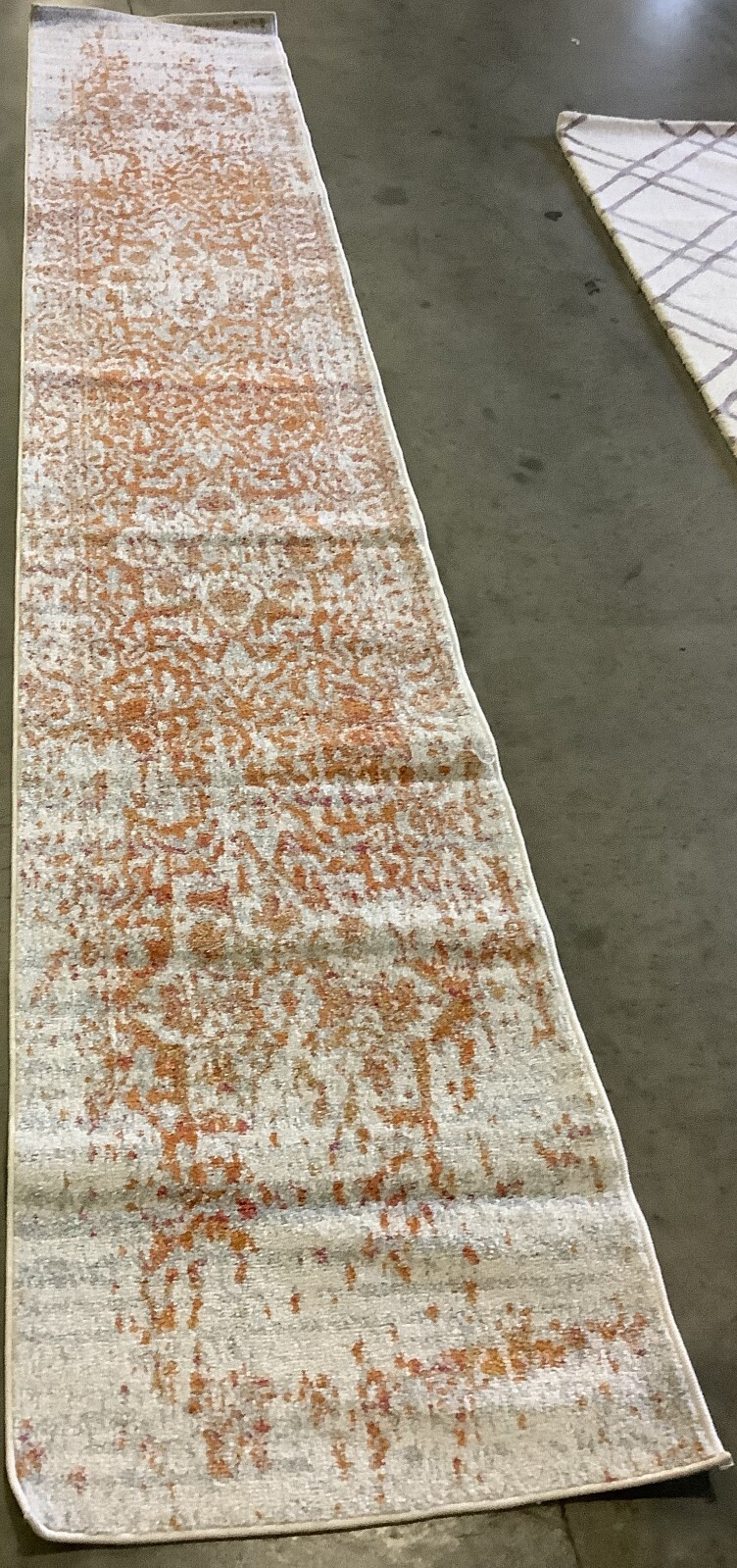 ORANGE / IVORY 2′-3″ x 12′-0″ Flaw in Rug, Reduced Price 1172675488 MAD603P-212