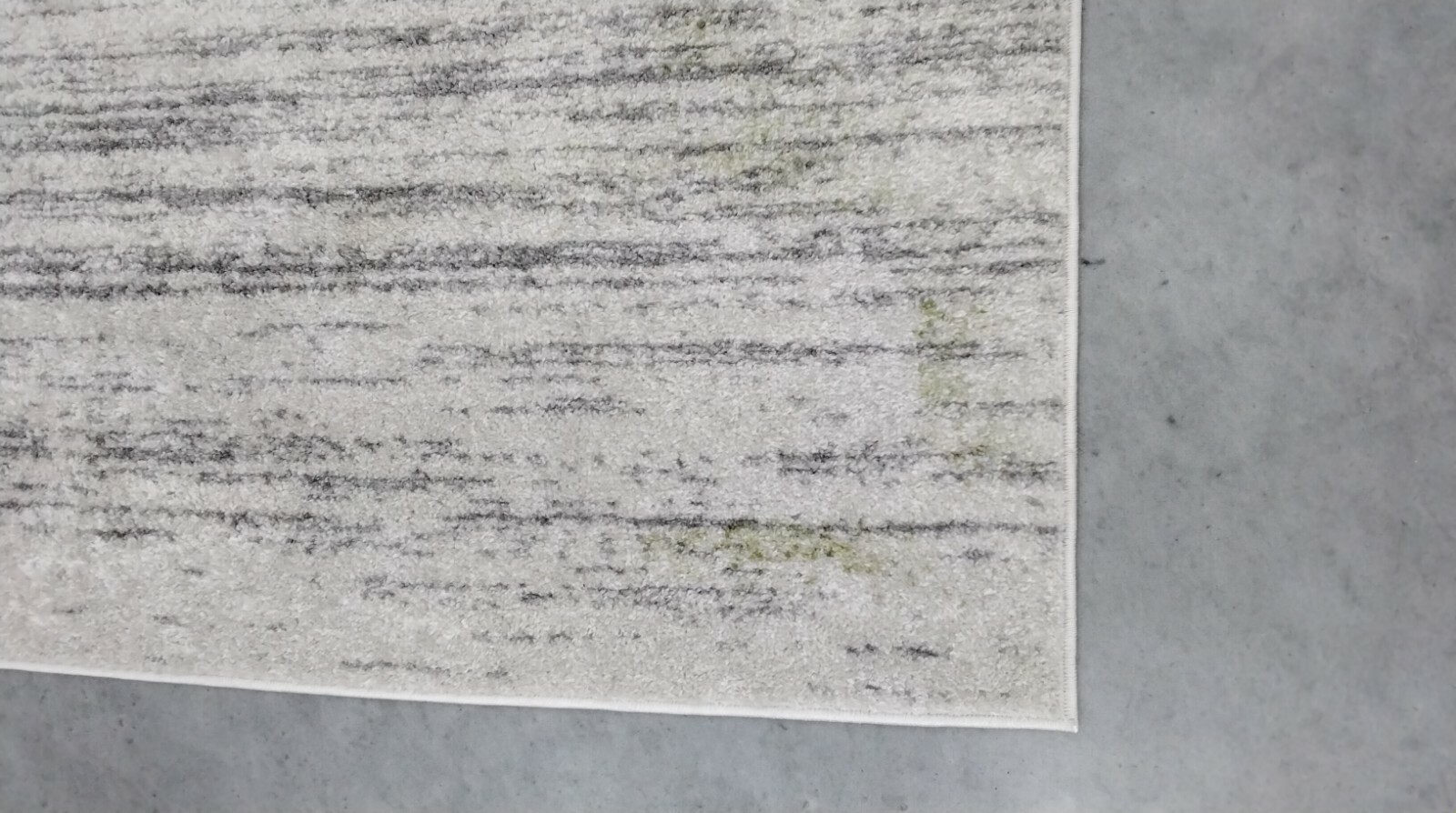 IVORY / SILVER 8′ X 8′ Square Stained Rug, Reduced Price 1172703768 ADR113B-8SQ