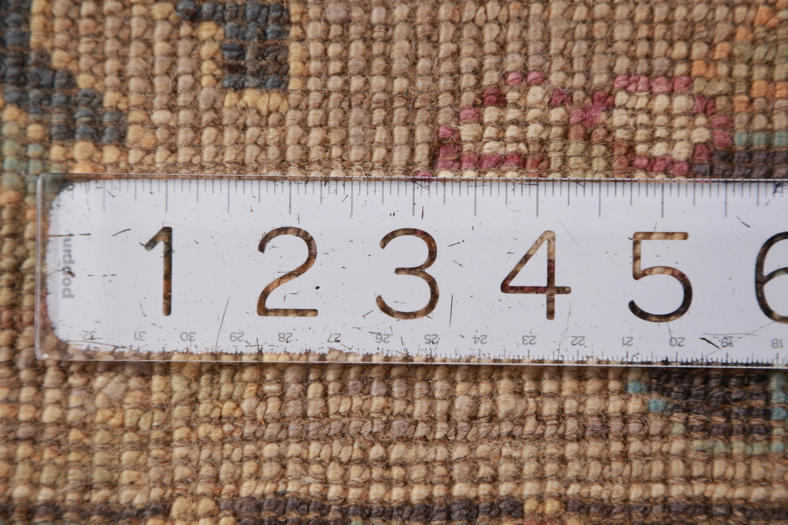 Vegetable Dye Authentic Oushak Turkish 14′ Long Runner Rug Handmade Wool 3×14 ft