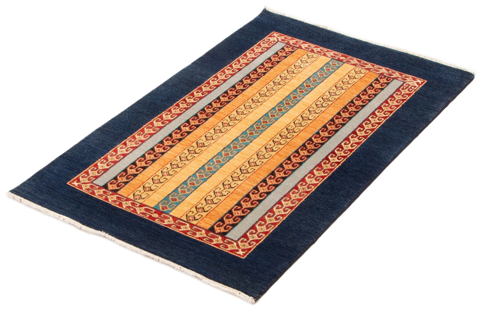 Hand Knotted Area Rug 3’0″ x 5’0″ Traditional Oriental Wool Carpet