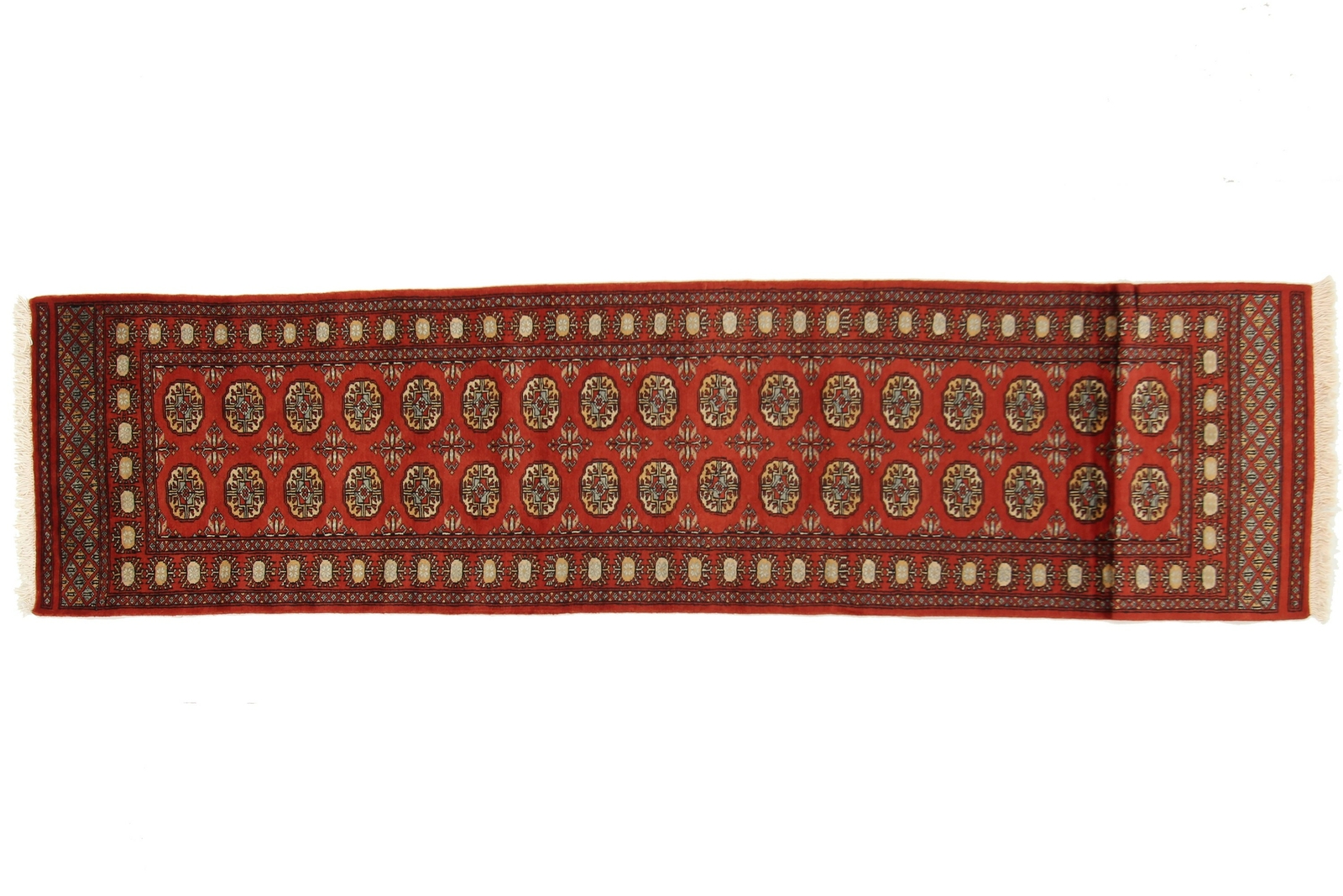 Genuine 2’7″ x 10’2″ Bukhara Area Rug Carpet