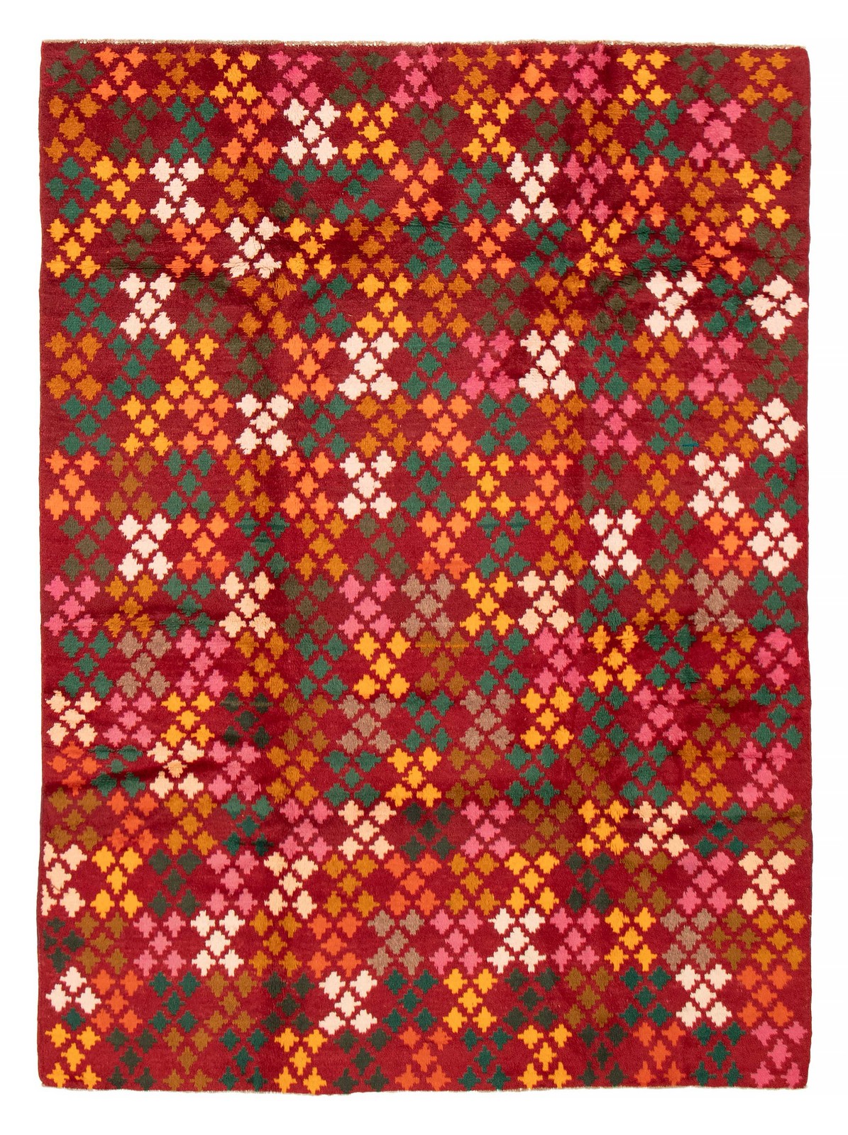 Traditional Vintage Hand-Knotted Area Rug 6’0″ x 8’1″ Oriental Wool Carpet
