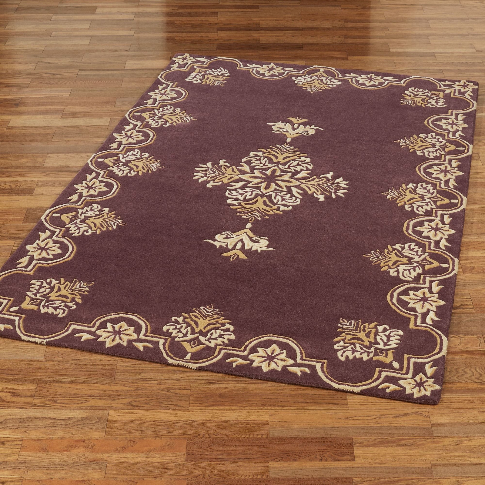 Wilmington Handcarved Wool Rectangle Rug