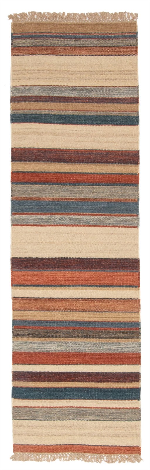 Vintage Hand Woven Turkish Carpet 1’11” x 6’7″ Traditional Wool Kilim Rug