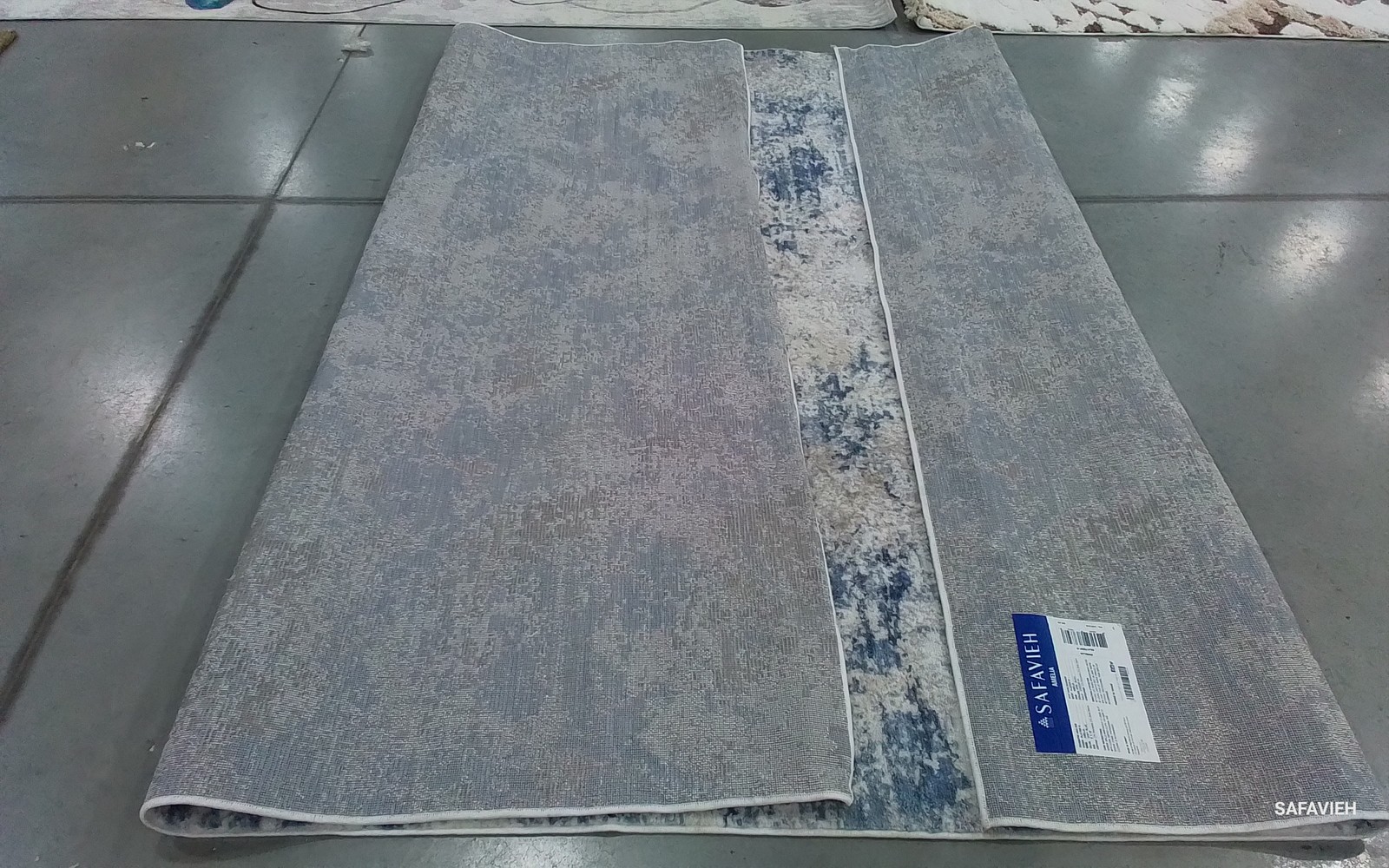 GREY / BLUE 8′-0″ x 10′-0″ Flaw in Rug, Reduced Price 1172805532 ALA705F-8