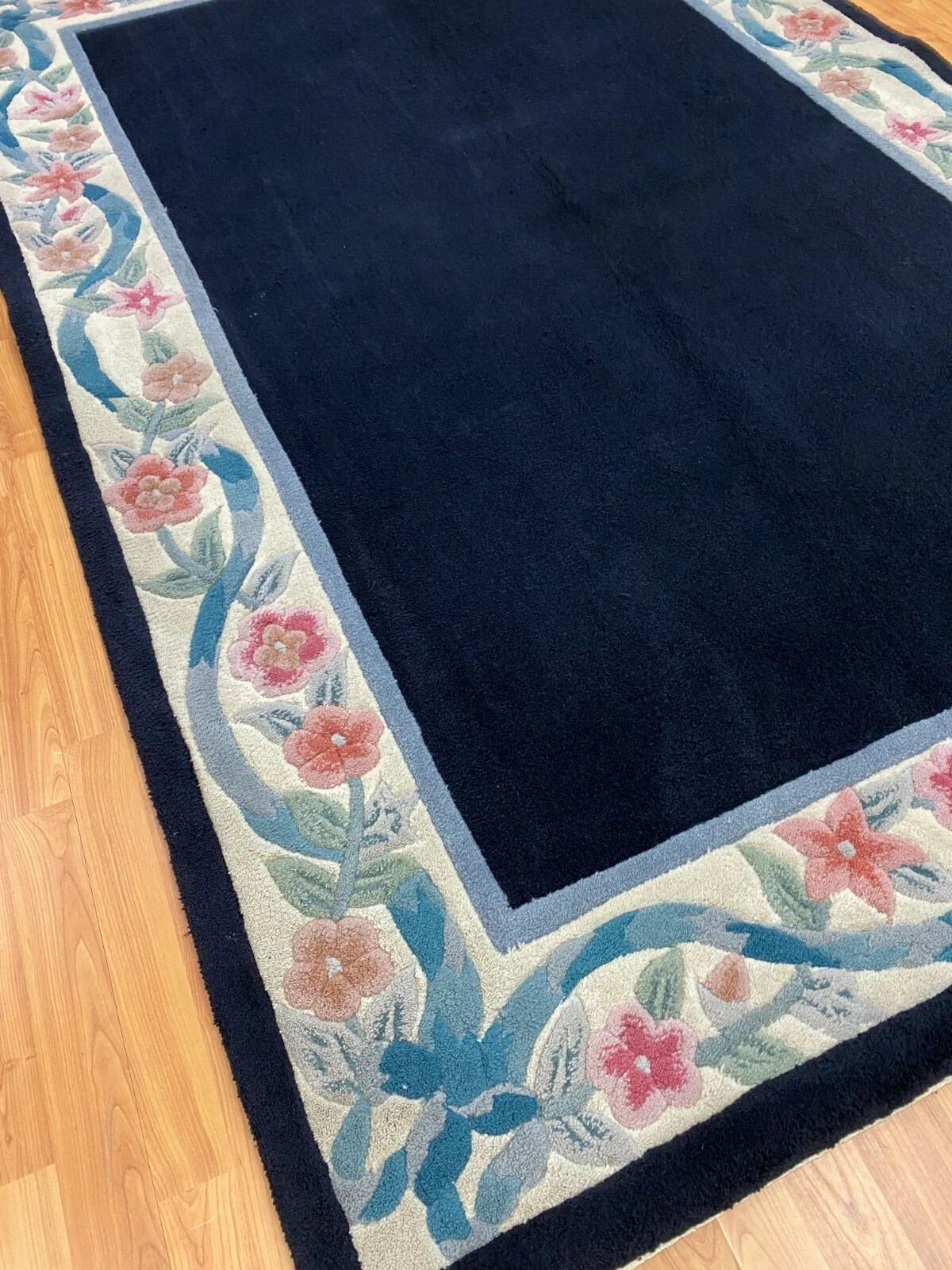 New Indian Modern Oriental Rug – Hand Made – 100% Wool