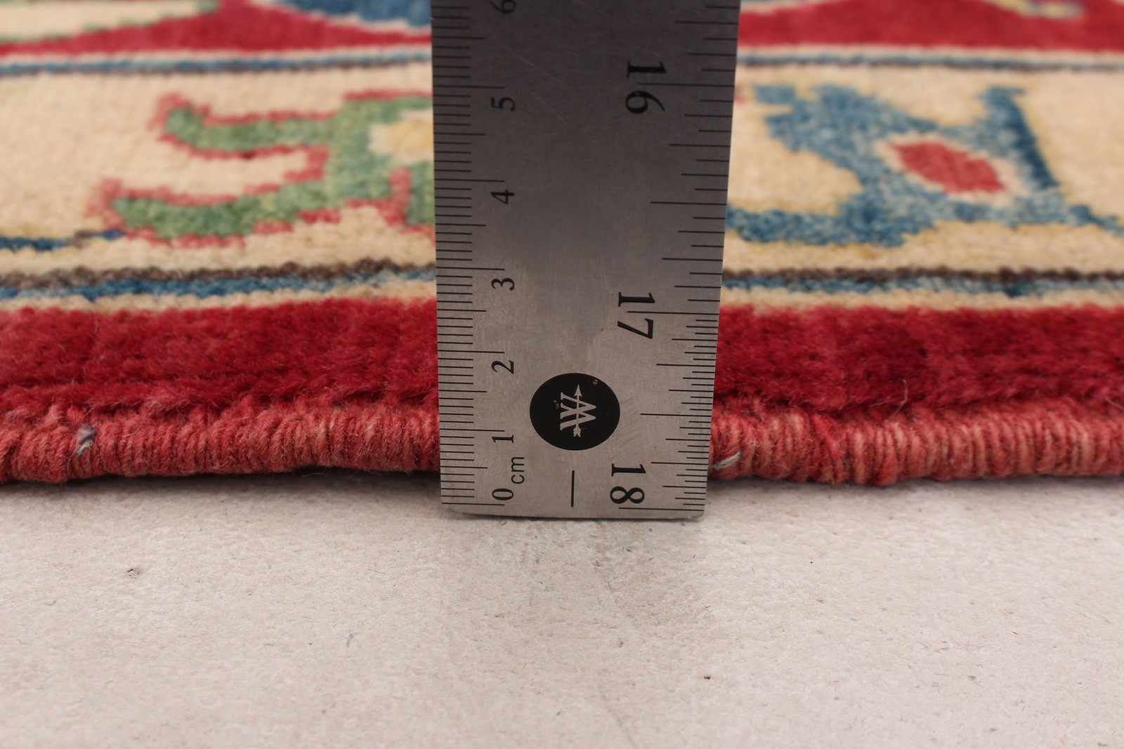 Traditional Hand-Knotted Geometric Carpet 5’2″ x 6’6″ Oriental Wool Area Rug