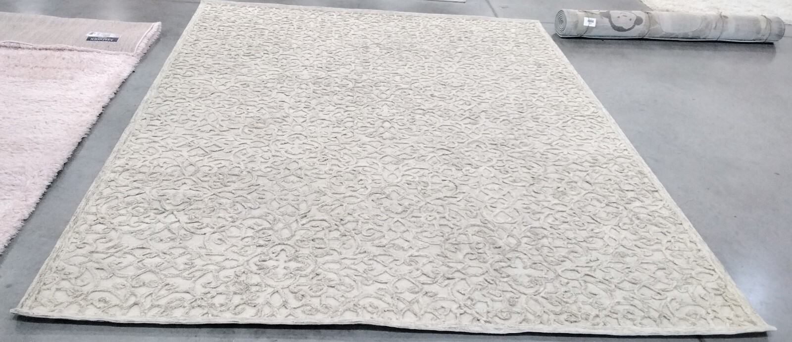 CAMEL / IVORY 8′ X 10′ Back Stain Rug, Reduced Price 1172743240 TRC103E-8
