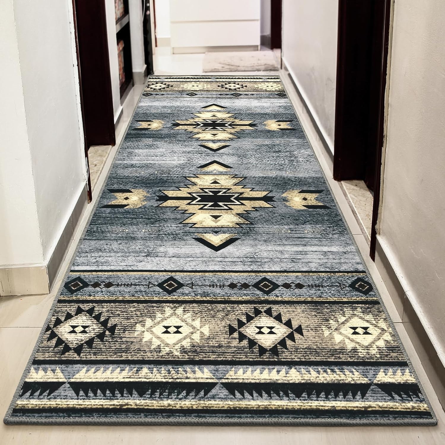 Western Hallway Runner Rug 2 x 6, Non-Slip Long Runners for Bedroom Kitchen H…
