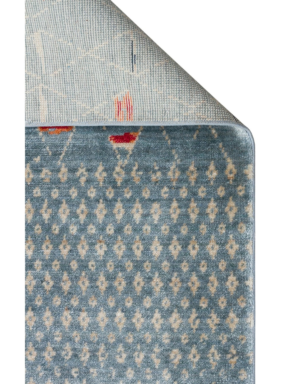 Modern Oushak Carnaval Rug 200 x 29 6.6 ft x 9.5 ft Vegan Silk 168k Knot Densit
