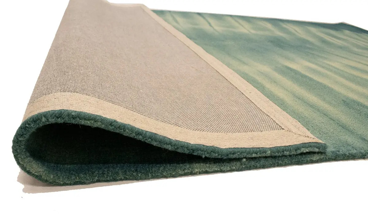 Green Tie-Dye Design Bedroom 5X8 Hand-Tufted Modern Rug Decor Carpet