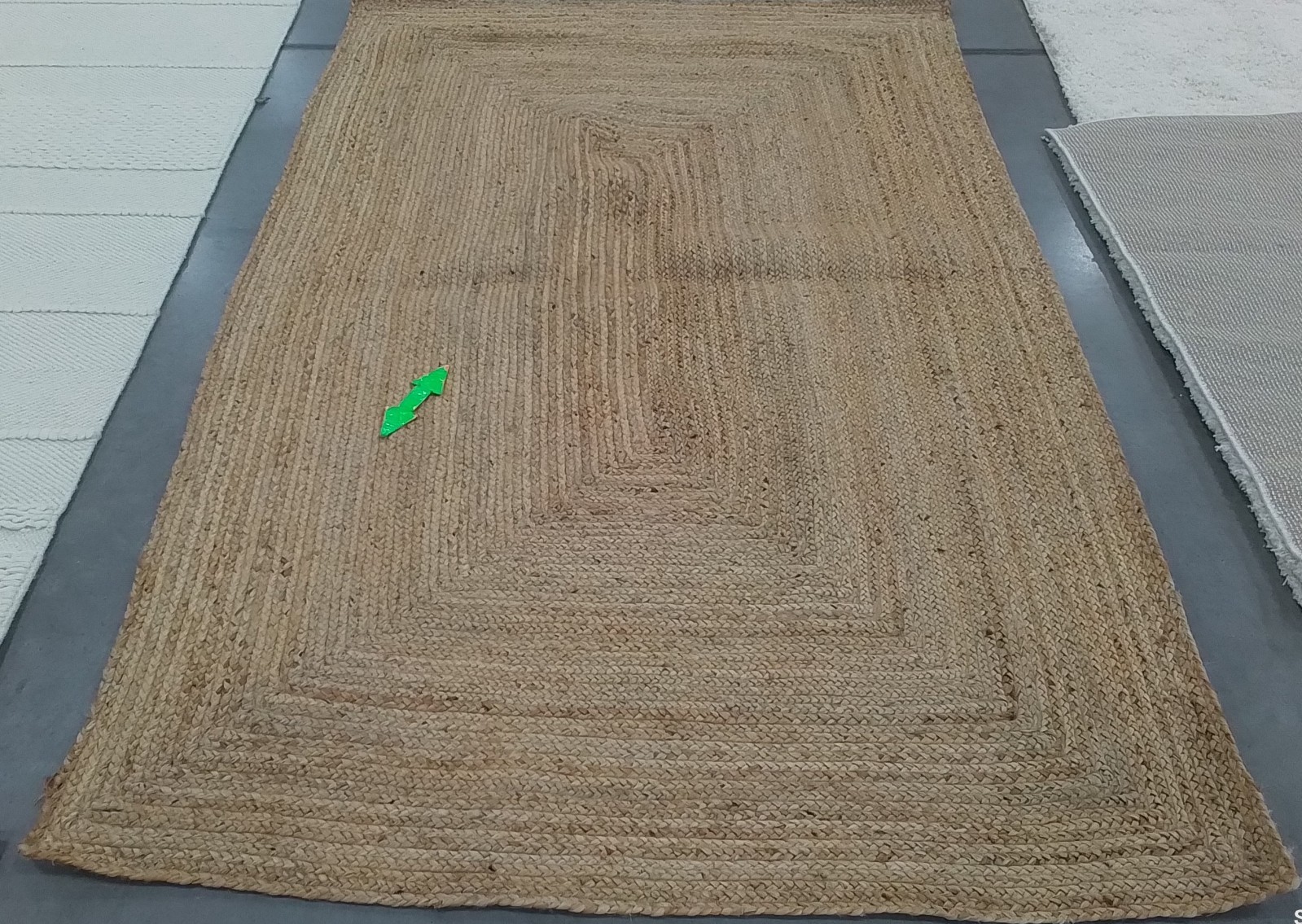 NATURAL 5′-0″ x 8′-0″ Broken Thread Rug, Reduced Price 1172782484 CAP252A-5