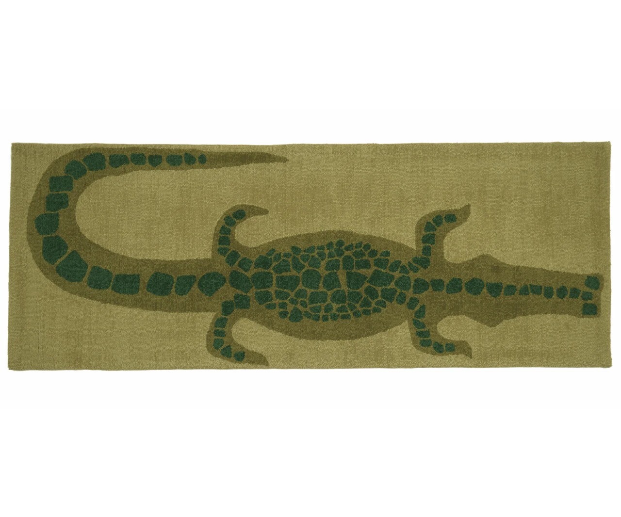Crocodile Hand Made Hand Tufted Modern 100%Wool Runner size Custom Area Rug