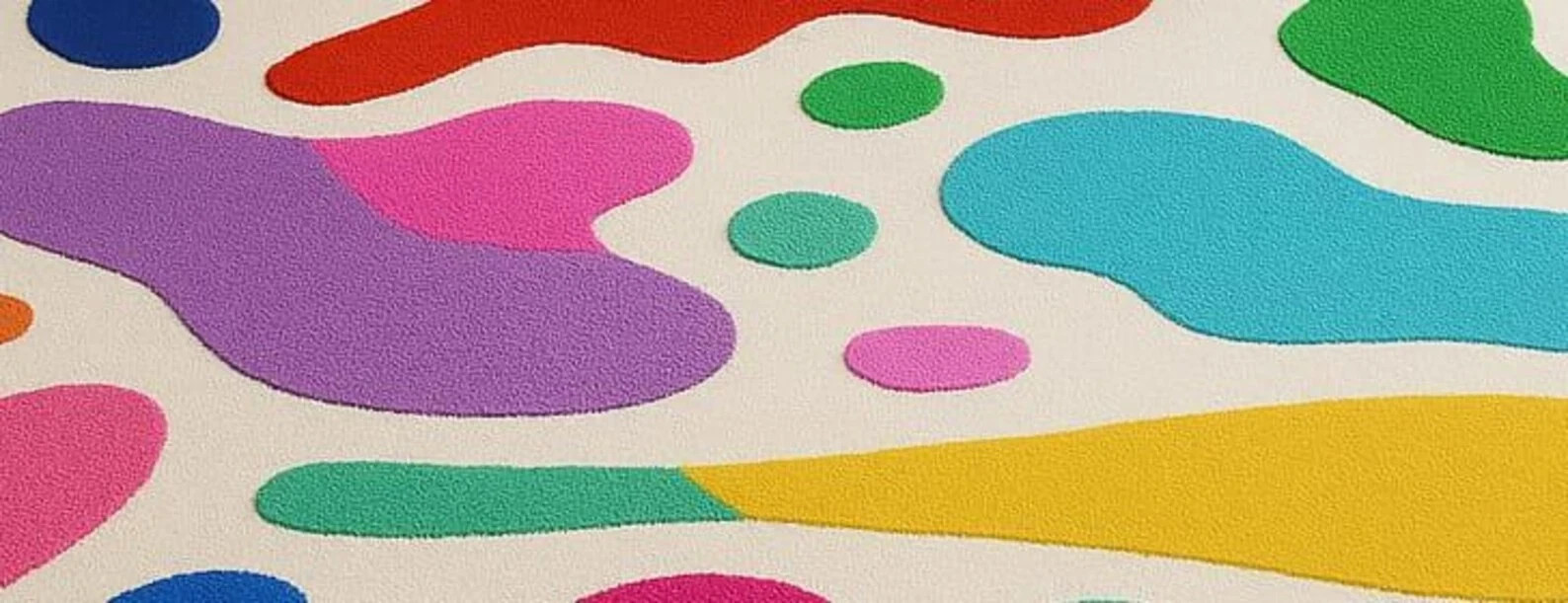 New Hand Tufted 100% Wool Rug Color Multicolor Design Handmade