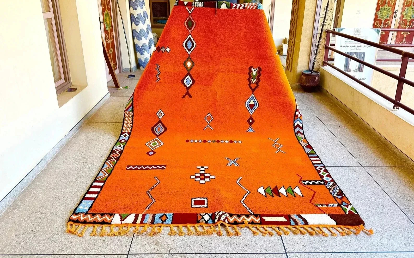 Latest Hand knotted, Beni Ourain rug, 100% soft wool Bathroom living room kitche
