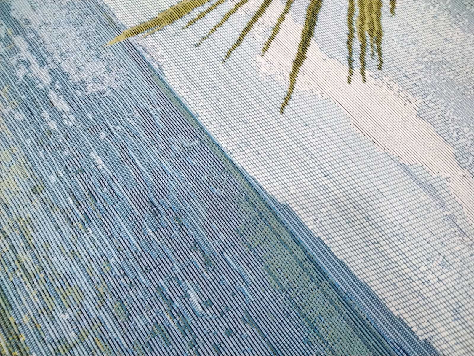 BLUE 6′-6″ x 6′-6″Square Flaw in Rug, Reduced Price 1172728163 BAR555A-7SQ