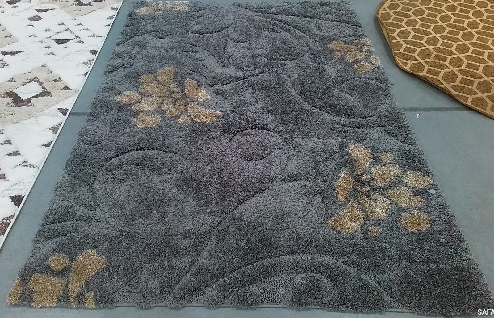 GREY / BEIGE 5′-3″ x 7′-6″ Flaw in Rug, Reduced Price 1172789808 SG464-8013-5
