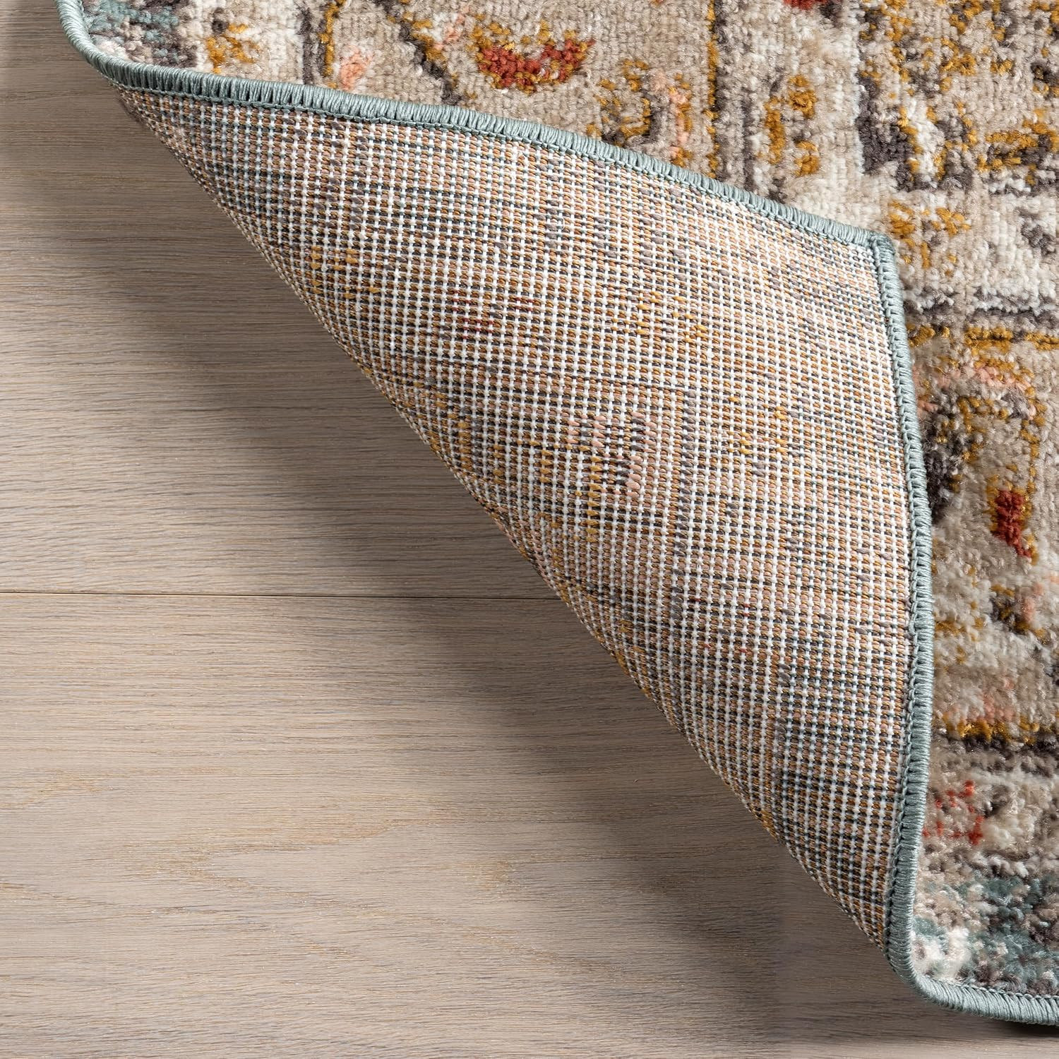 Performance Oriental Style Area Rug, Vintage Design, Durable, Easy to Clean, Jus