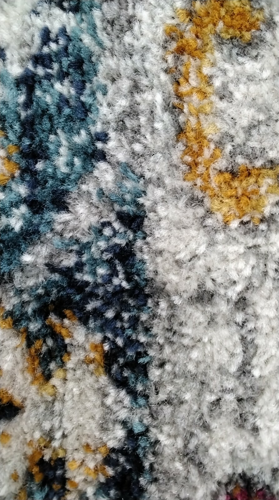 TURQUOISE / IVORY 6′ X 9′ Back Stain Rug, Reduced Price 1172702552 MAD156K-6