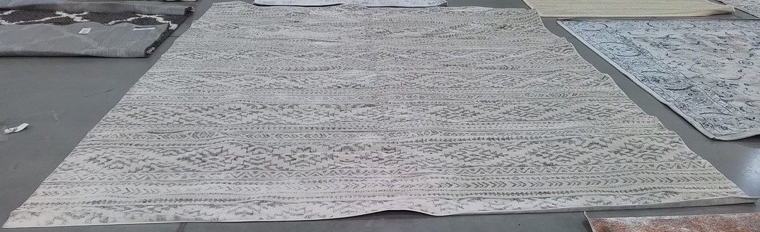 IVORY / GREY 12′-0″ x 15′-0″ Flaw in Rug, Reduced Price 1172806739 TUL272A-1215