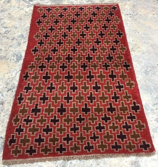 Vintage Afghan Hand knotted Rug Oushak Rug Stunning Rug Home Decor Rug,3×5 ft