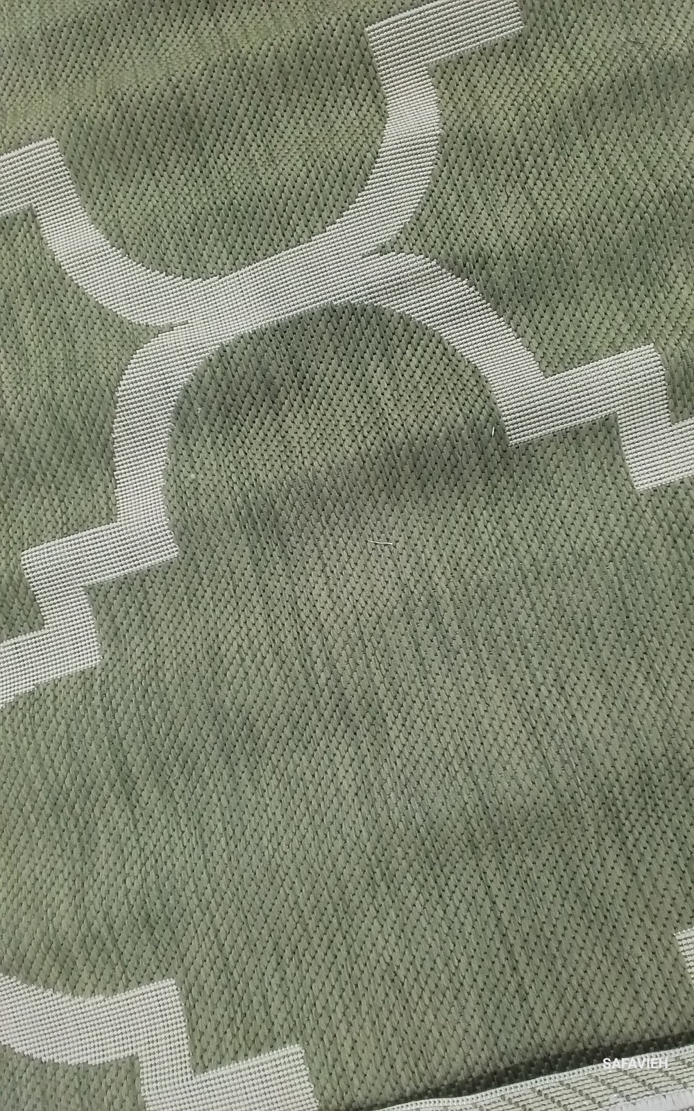 GREEN / BEIGE 5′-3″ x 7′-7″ Flaw in Rug, Reduced Price 1172793710 CY6243-244-5