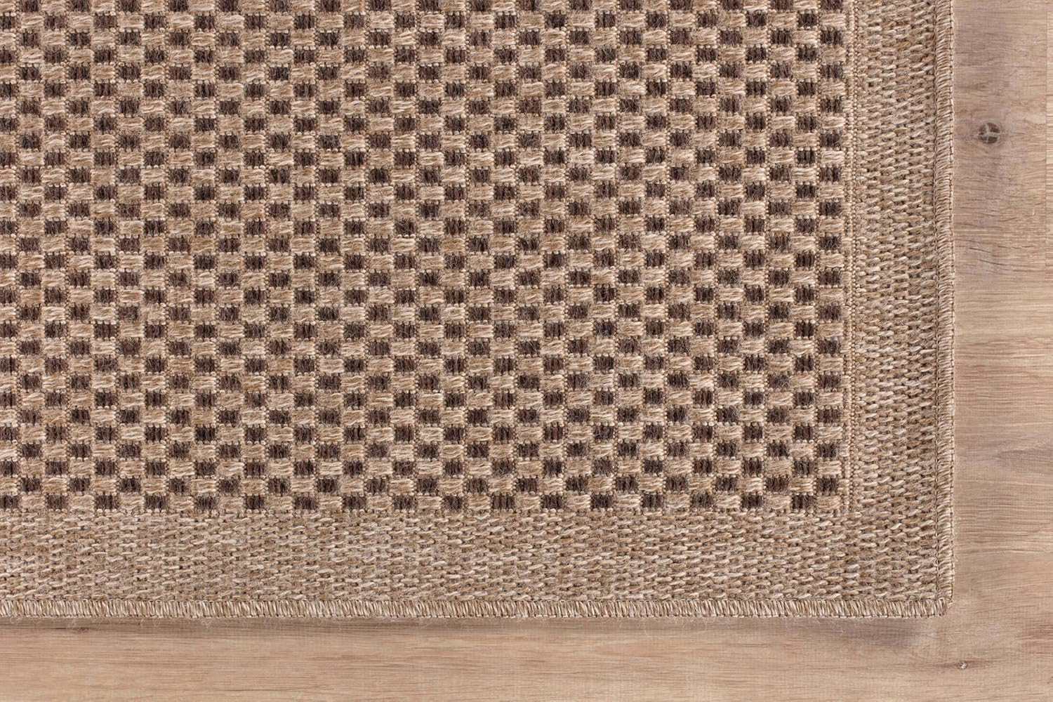 Natural Jute Area Rug 9×12 – Easy-Clean Indoor/Outdoor Boho Design