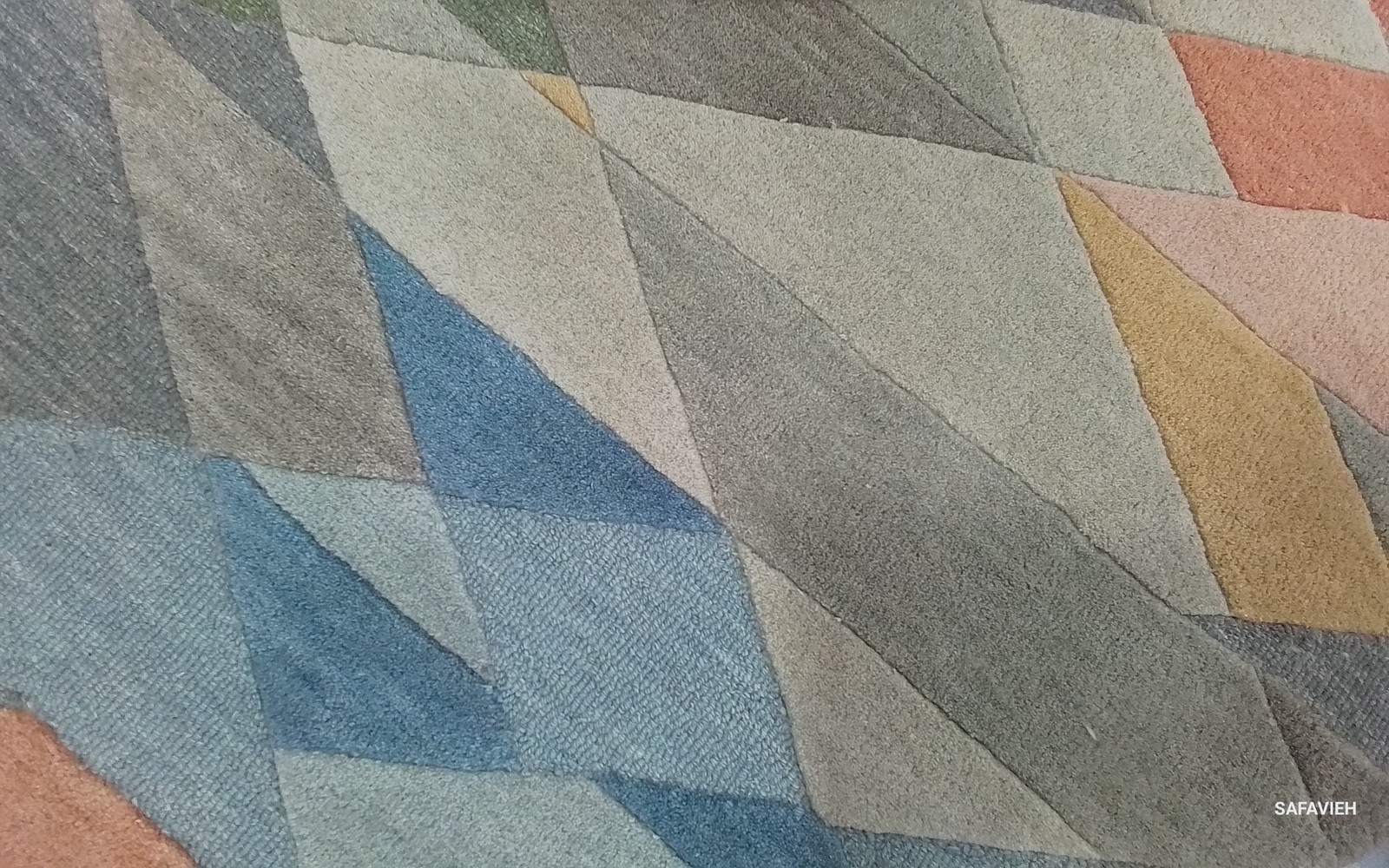 GREY / BLUSH 7′-0″ x 7′-0″ Hole in Rug, Reduced Price 1172801172 RD454F-7R