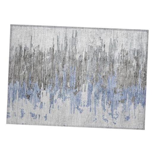Chantille ACN704 Blue 1’8″ x 2’6″ Indoor Outdoor Area Rug, Easy Clean,
