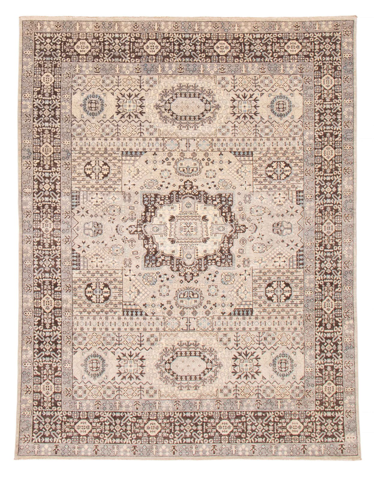 Traditional Hand-knotted Carpet 7’10” x 10’0″ Wool Oriental Area Rug