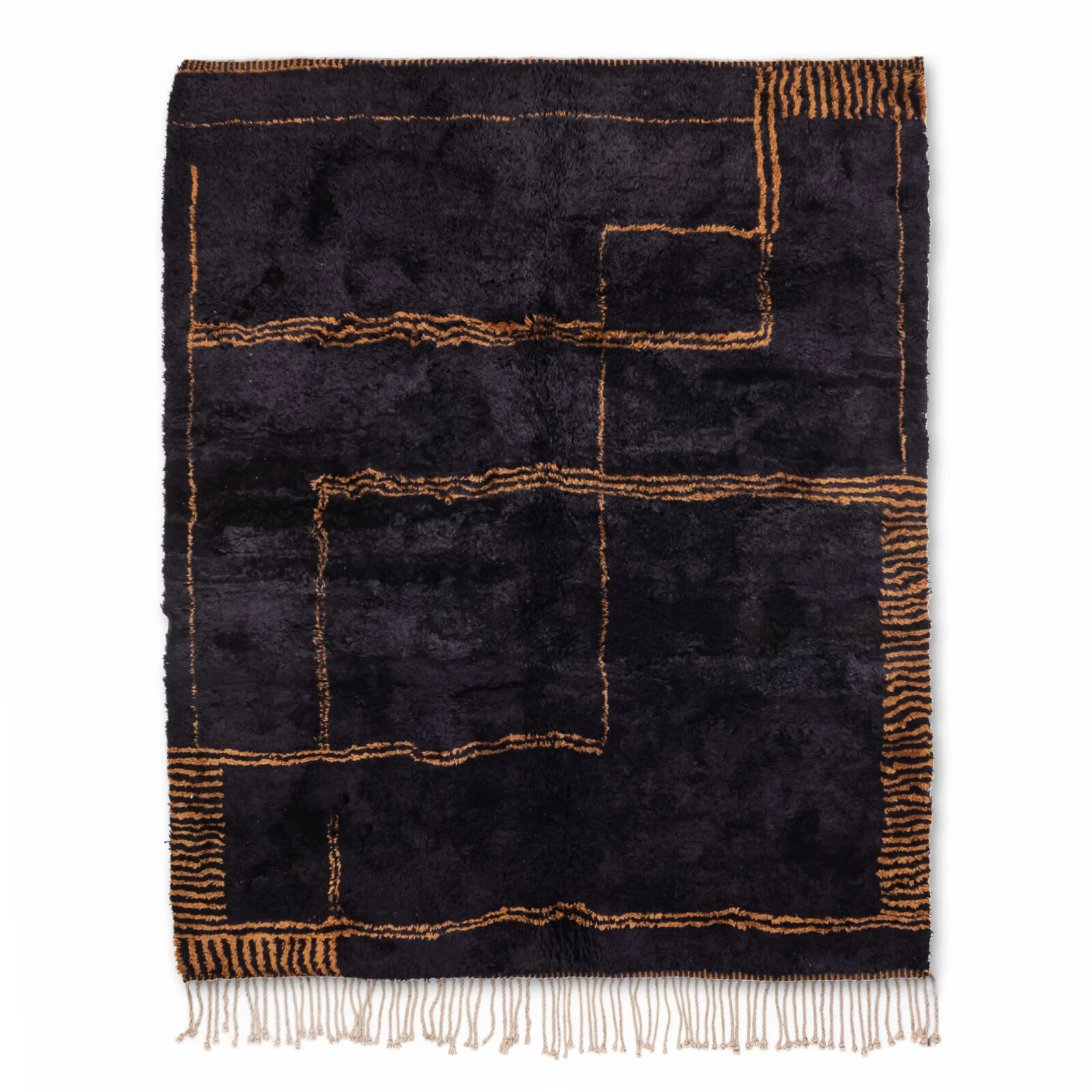 Moroccan Beni Custom Berber ourain rug Ourain Rug Handmade Authentic Wool rug,