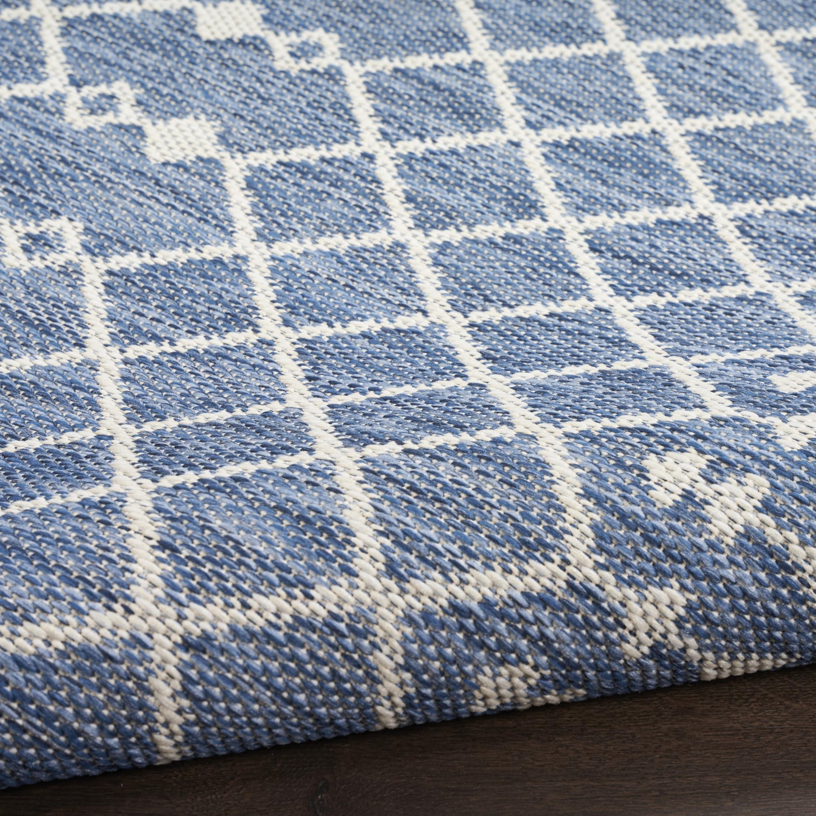 Nourison Home Positano Navy Blue 22 X 8 Area Rug – Non Shedding Bed Room