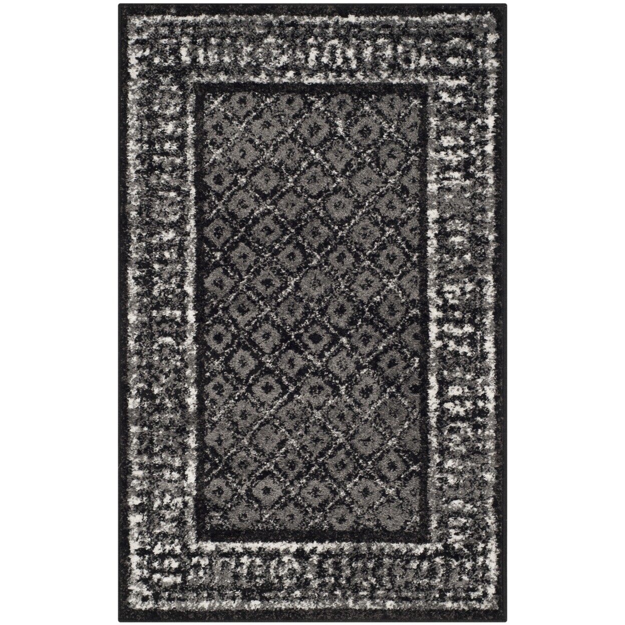 SAFAVIEH Adirondack Collection ADR110A Black / Silver Rug