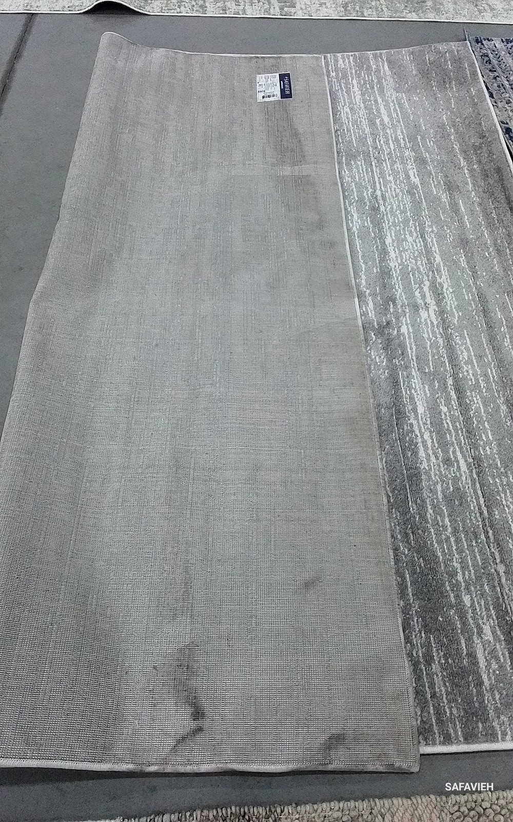 IVORY / SILVER 8′-0″ x 8′-0″ Back Stain Rug Reduced Price 1172804952 ADR113B-8SQ