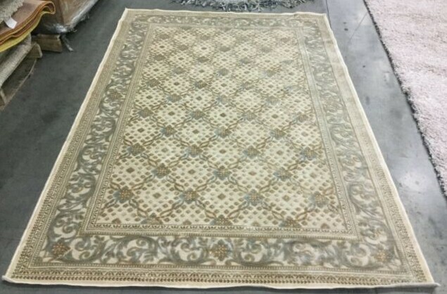 CREME 5′-3″ X 7′-6″ Flaw in Rug, Reduced Price 1172643306 PAR04-404-5