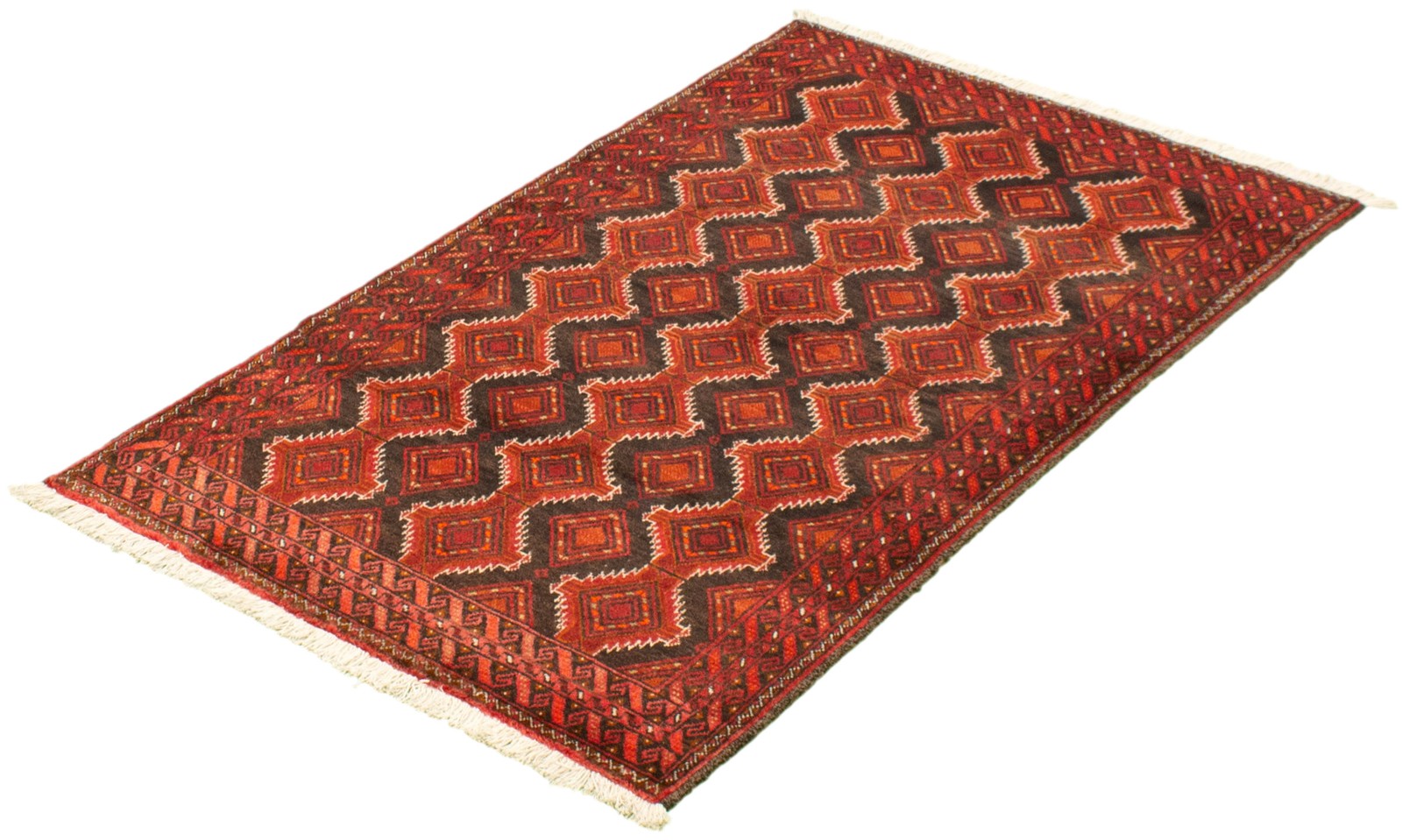 Traditional Vintage Hand-Knotted Area Rug 3’6″ x 6’3″ Oriental Wool Carpet