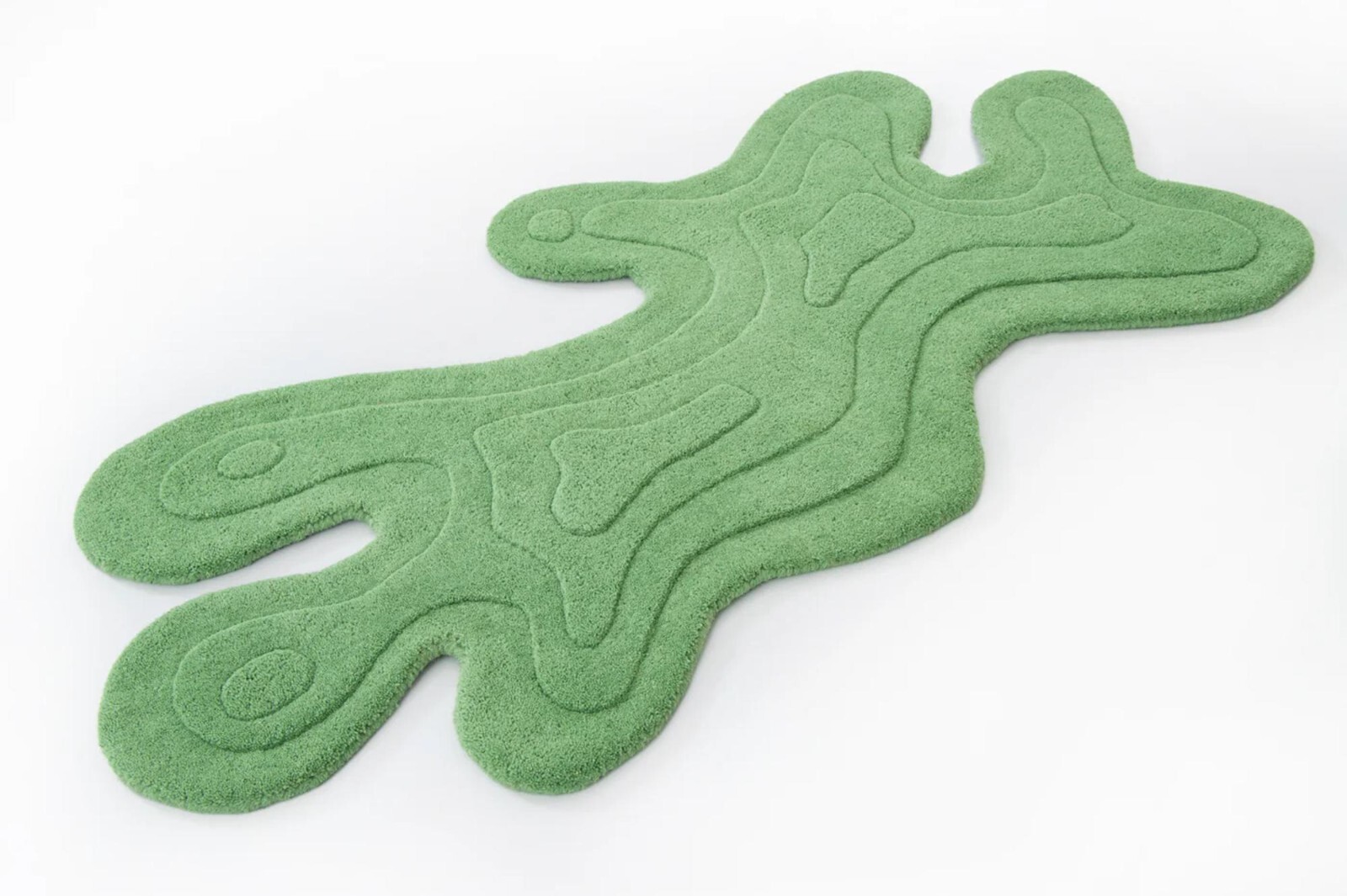 AMOEBA CELADON Hand Tufted Woolen Area Rug Carpets For Home, Bedroom Living Room