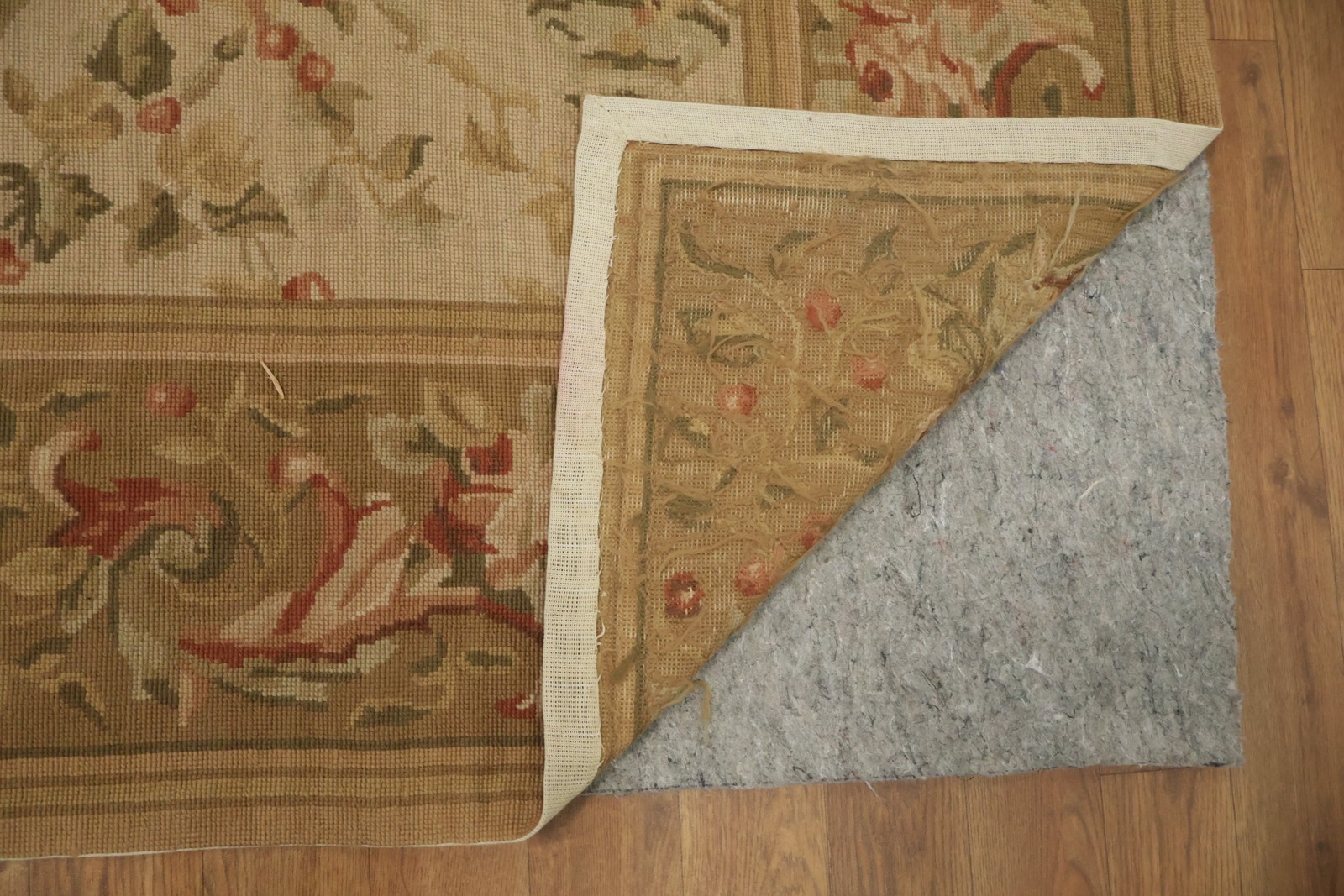 Traditional Aubusson-Tapestry Living Room Rug 6×9 Needle Point Hand-made Carpet