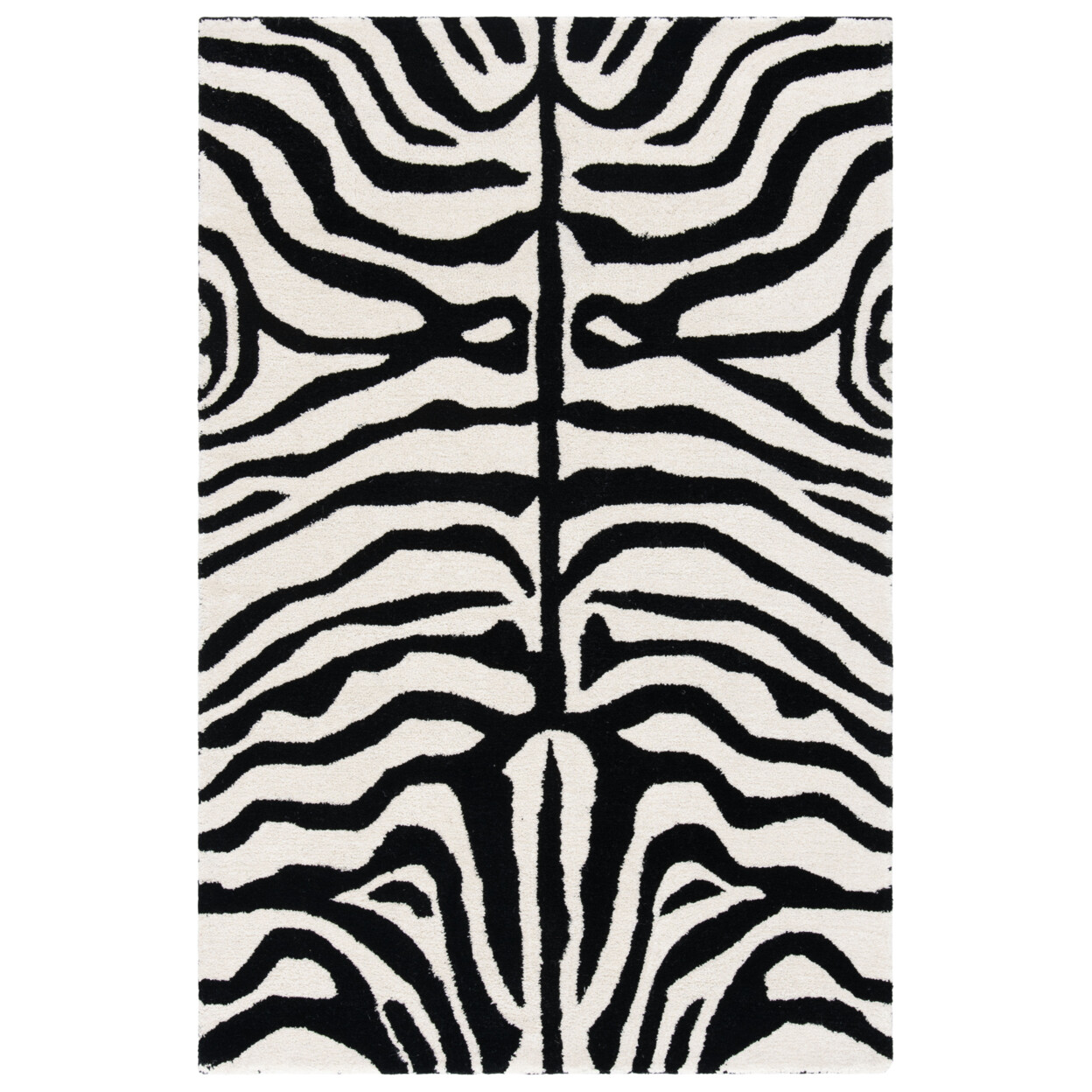 SAFAVIEH Soho SOH435A Handmade Black / White Rug