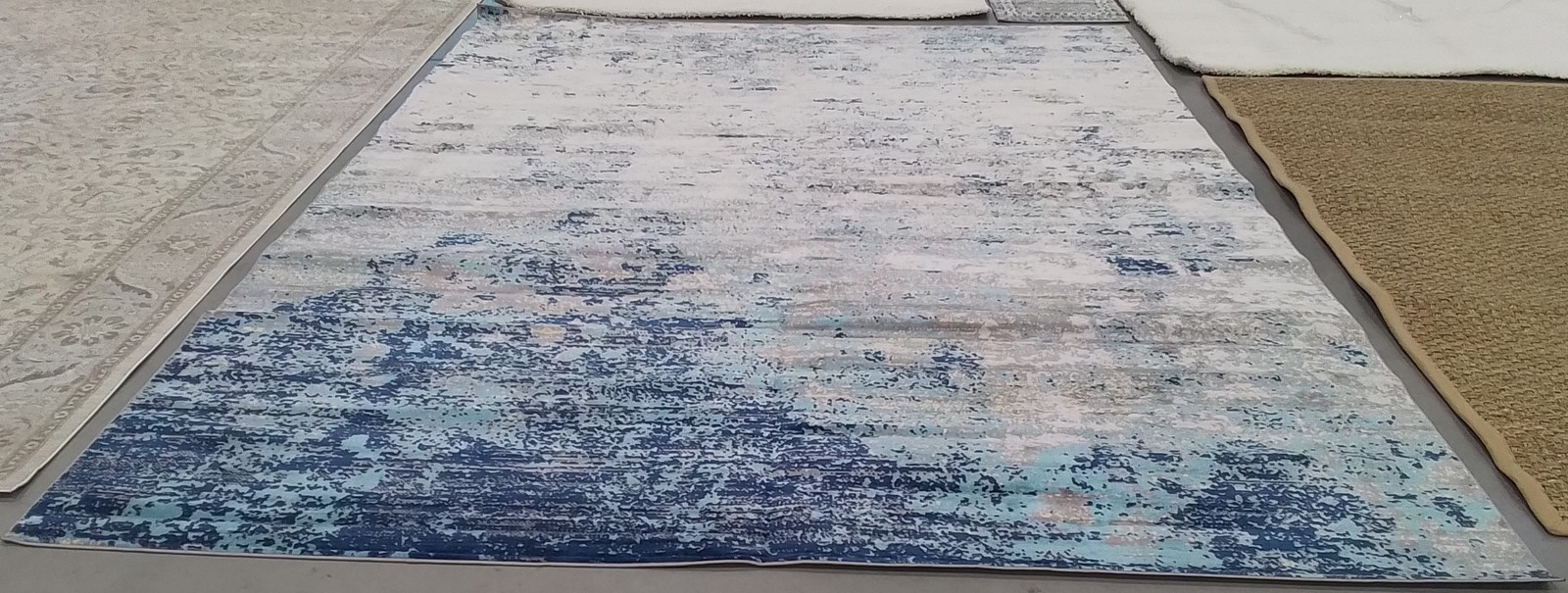 GREY / BLUE 10′-0″ x 13′-0″ Flaw in Rug, Reduced Price 1172790961 JSP107G-10