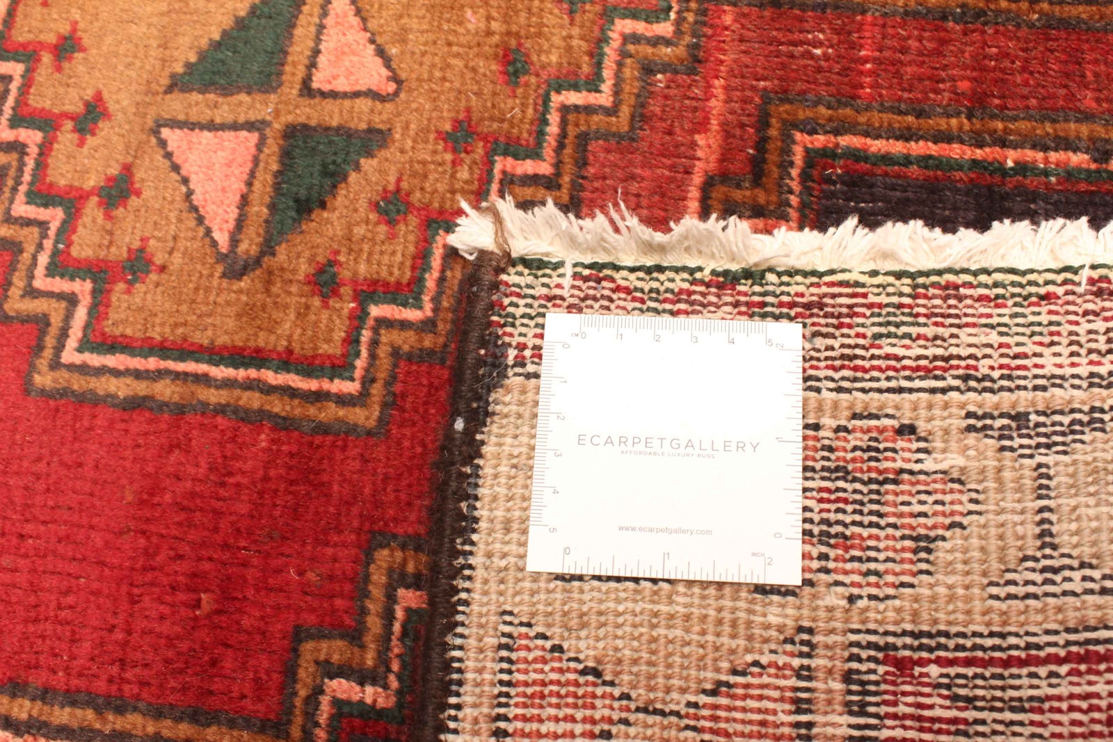 Vintage Hand-knotted Runner Rug 3’2″ x 10’8″ Traditional Oriental Wool Carpet