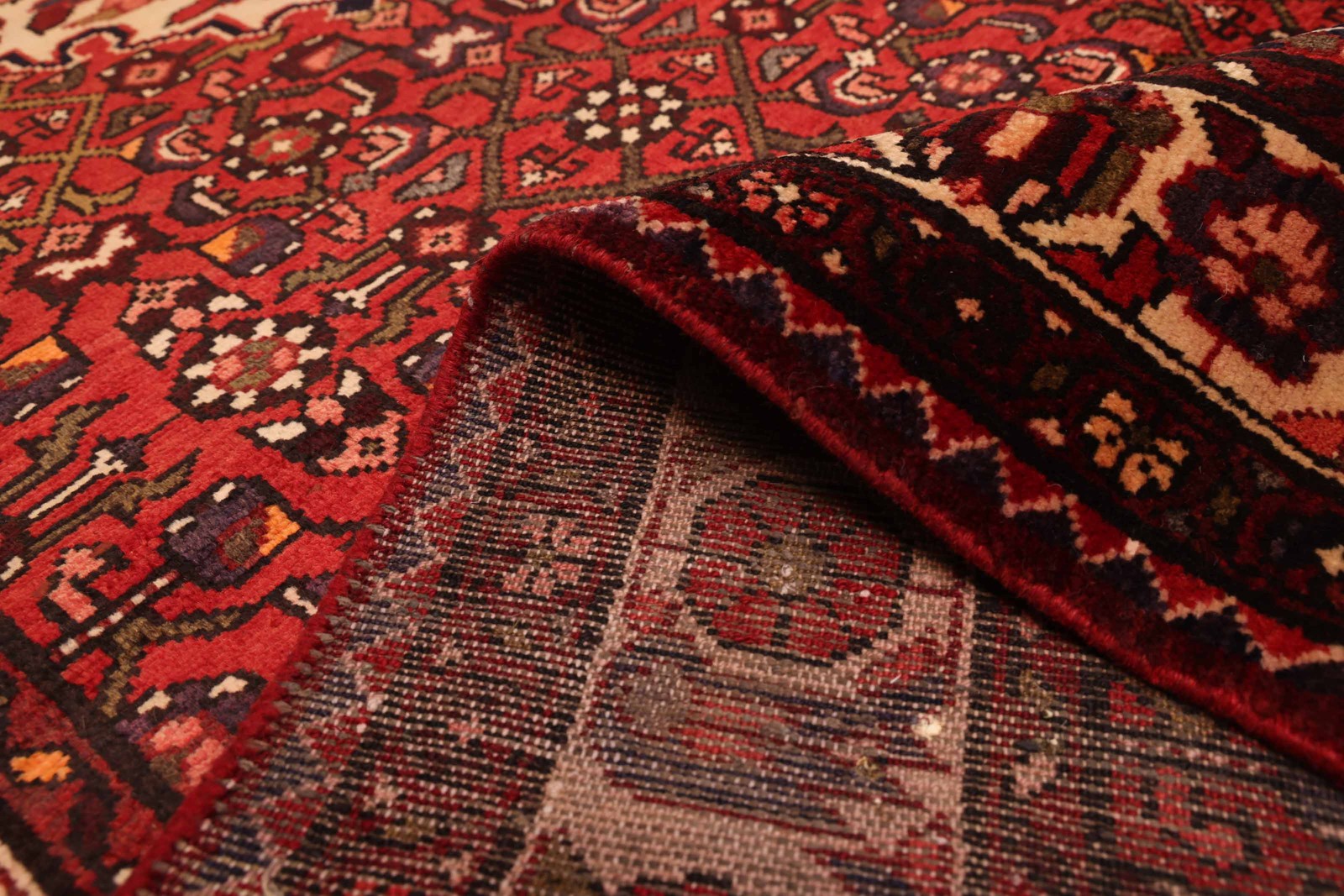 3’10” x 11’1″ Vintage Hand-knotted Runner Rug Traditional Oriental Wool Carpet